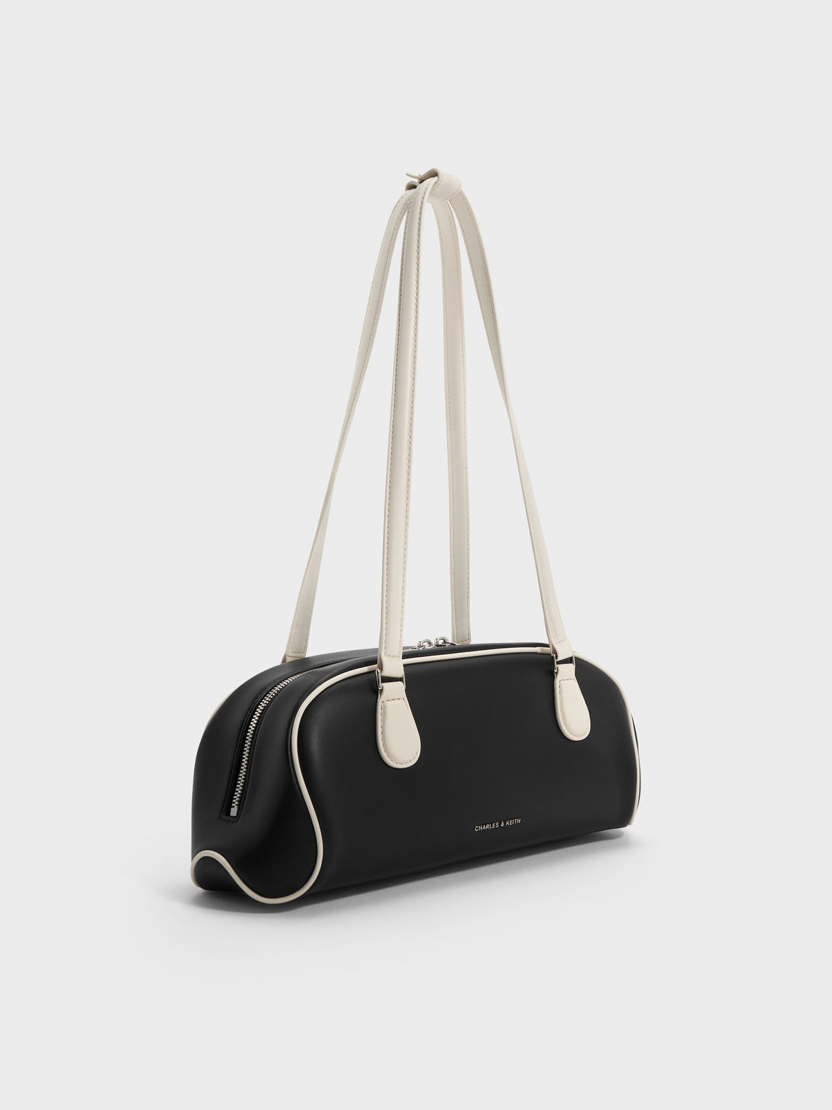 Nelly Two-Tone Elongated Shoulder Bag - Multi | CHARLES & KEITH