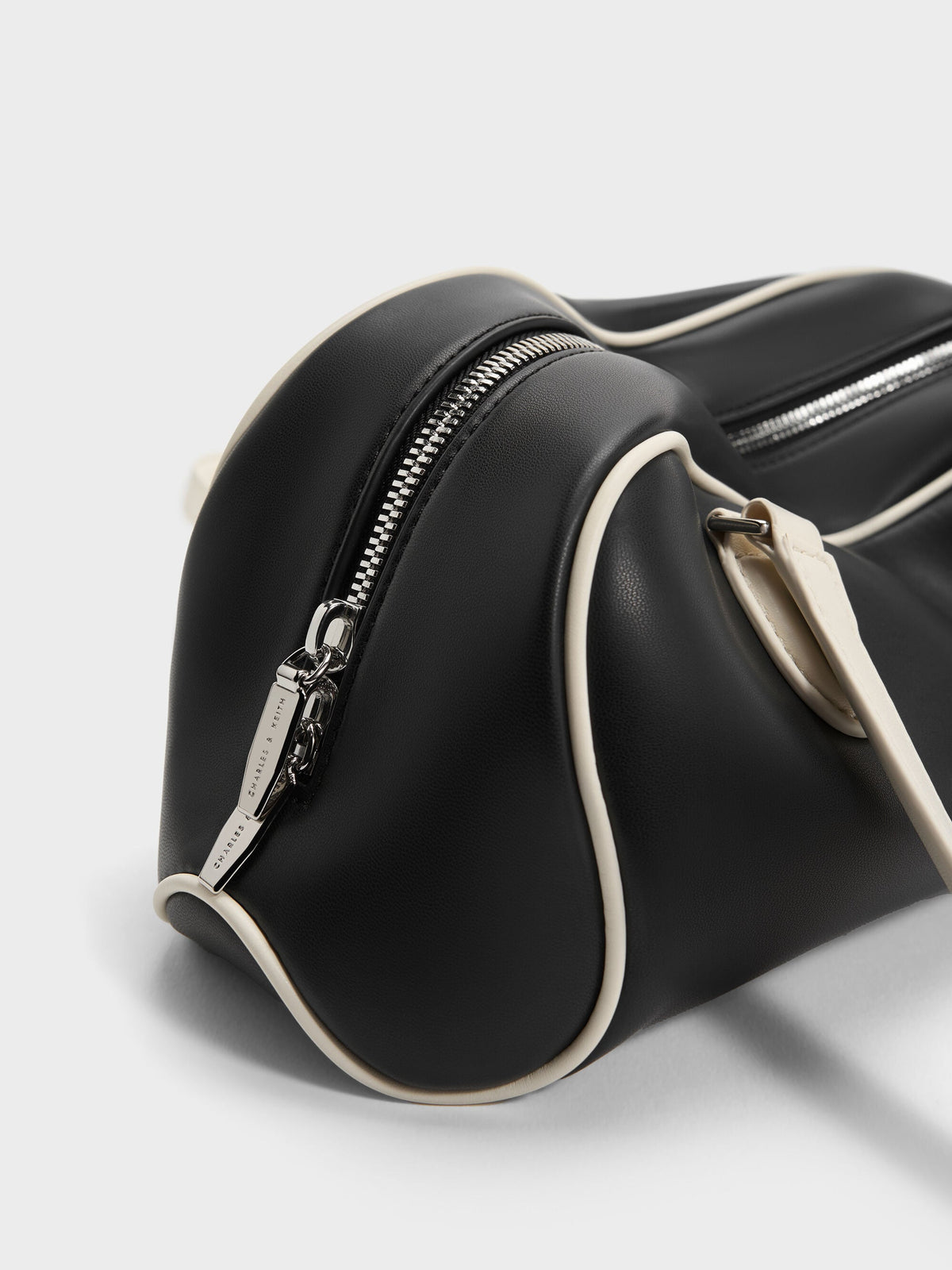 Nelly Two-Tone Elongated Shoulder Bag - Multi | CHARLES & KEITH