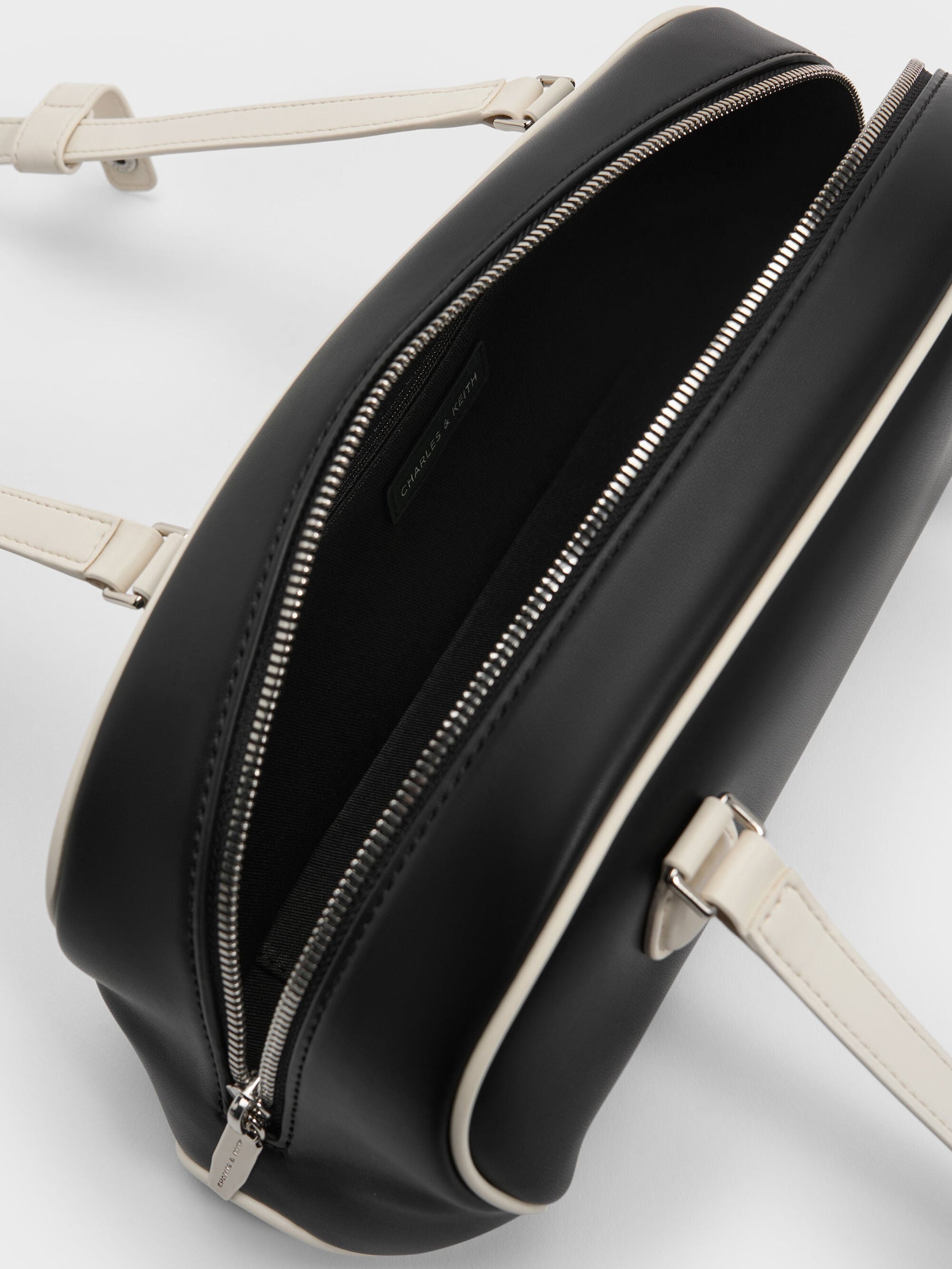 Nelly Two-Tone Elongated Shoulder Bag - Multi | CHARLES & KEITH