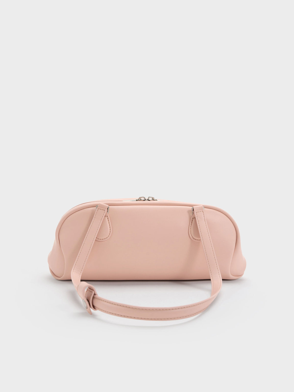 Nelly Elongated Shoulder Bag - Light Pink | CHARLES & KEITH