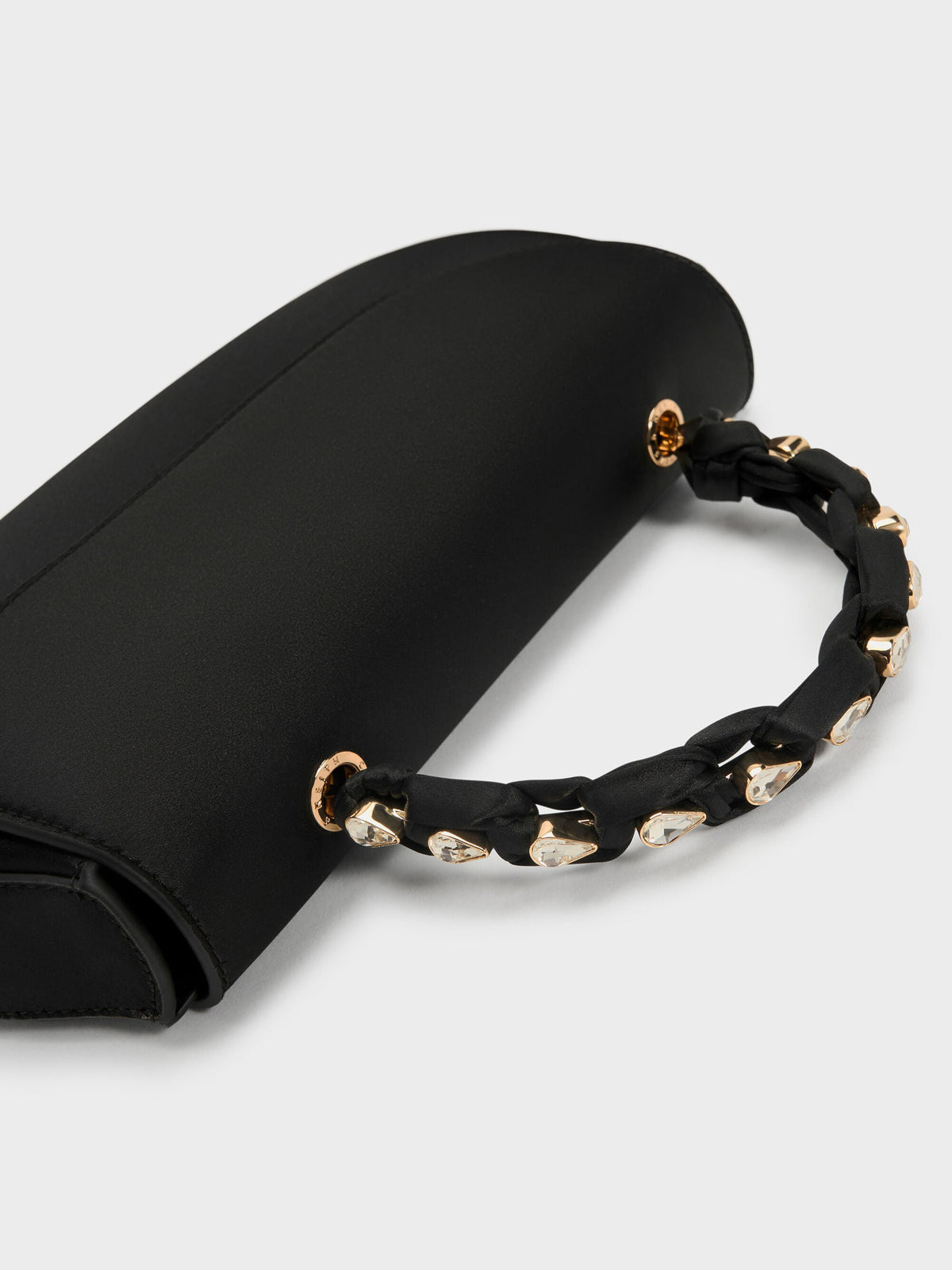 Eilian Braided Top Handle Bag - Black | CHARLES & KEITH