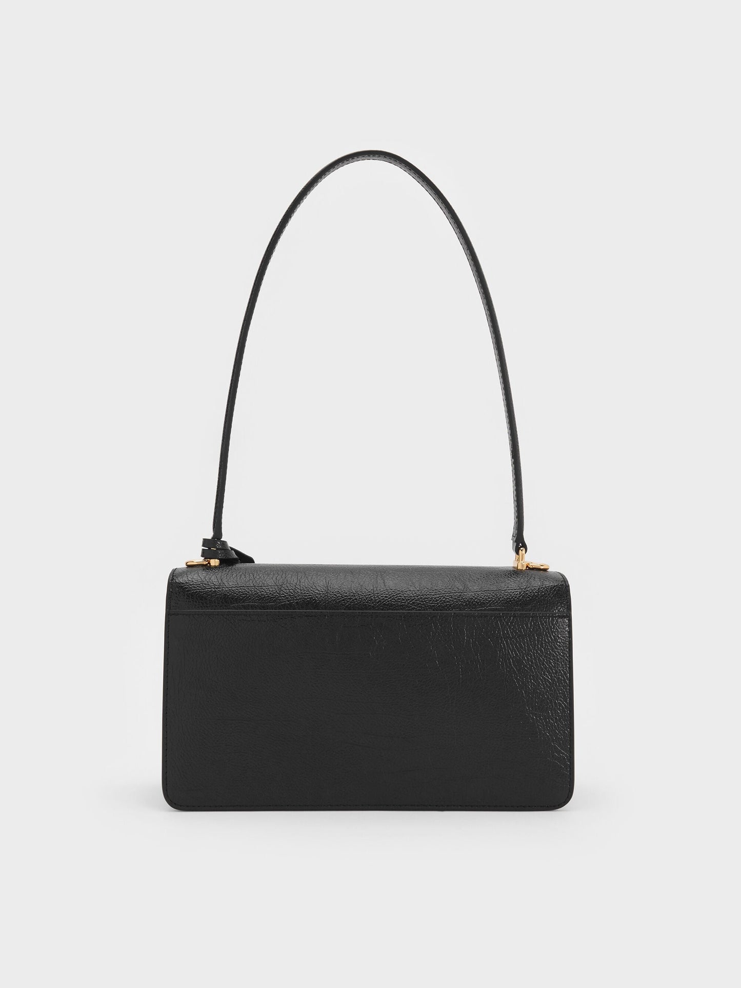 Acelynn Rope-Chain Shoulder Bag - Black | CHARLES & KEITH