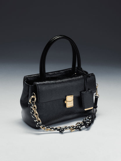 Acelynn Rope-Chain Tote Bag - Black | CHARLES & KEITH