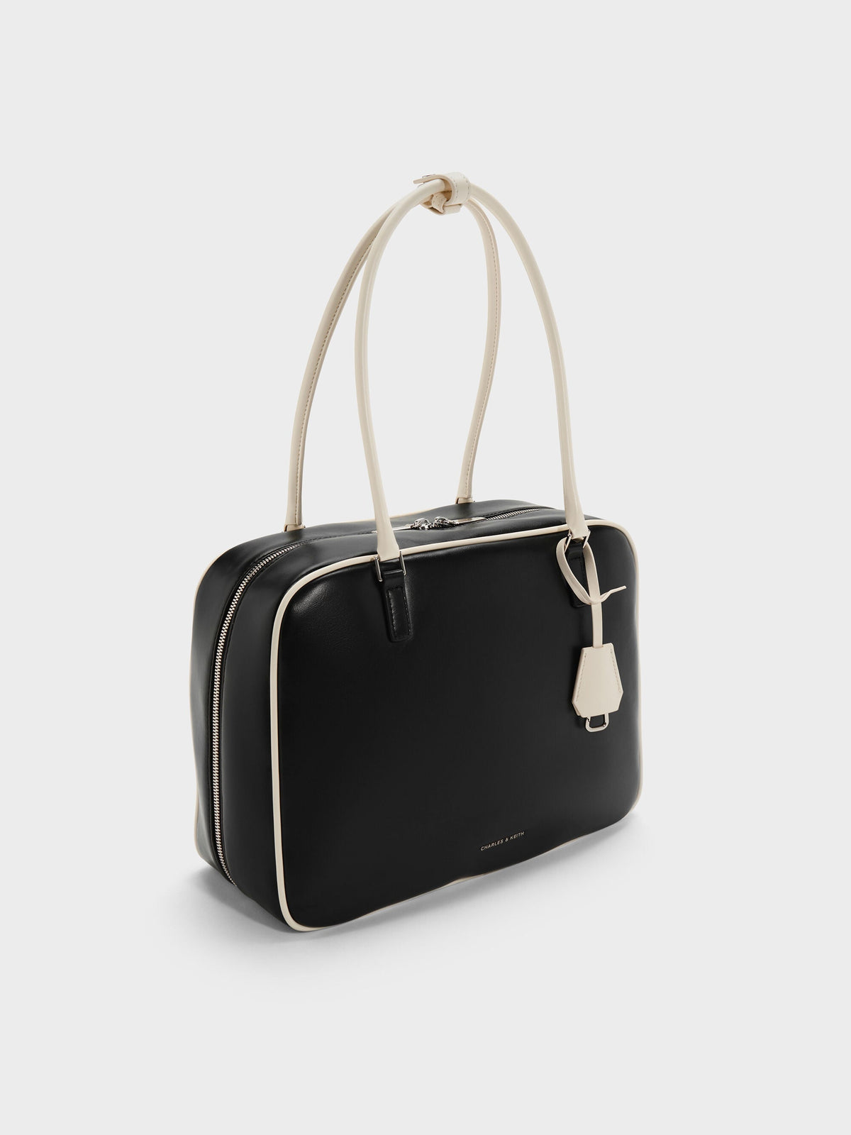 Large Sianna Two-Tone Bowling Bag - Multi | CHARLES & KEITH