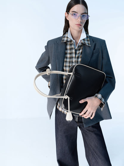 Large Sianna Two-Tone Bowling Bag - Multi | CHARLES & KEITH