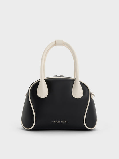 Nelly Two-Tone Bowling Bag - Multi | CHARLES & KEITH