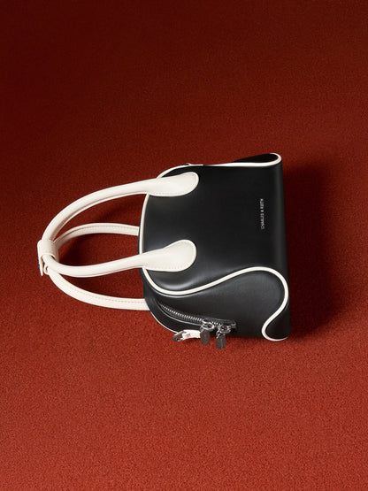 Nelly Two-Tone Bowling Bag - Multi | CHARLES & KEITH