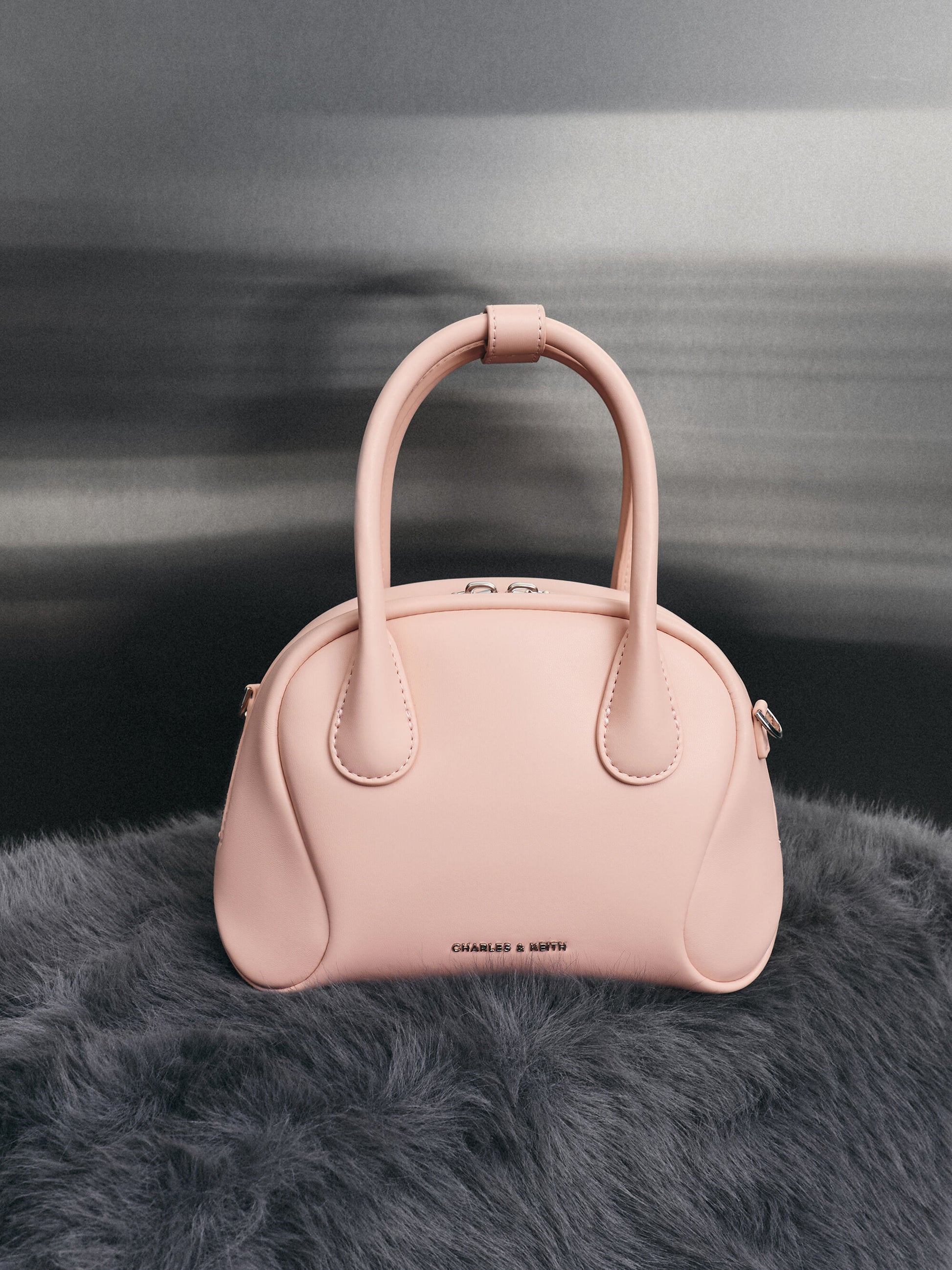 Nelly Bowling Bag - Light Pink | CHARLES & KEITH