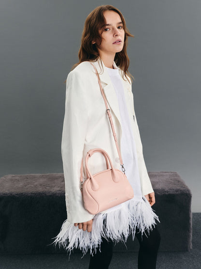 Nelly Bowling Bag - Light Pink | CHARLES & KEITH