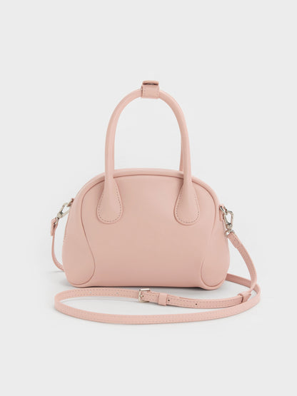 Nelly Bowling Bag - Light Pink | CHARLES & KEITH
