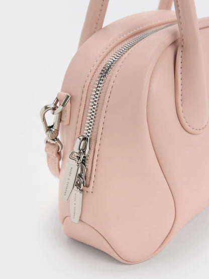 Nelly Bowling Bag - Light Pink | CHARLES & KEITH