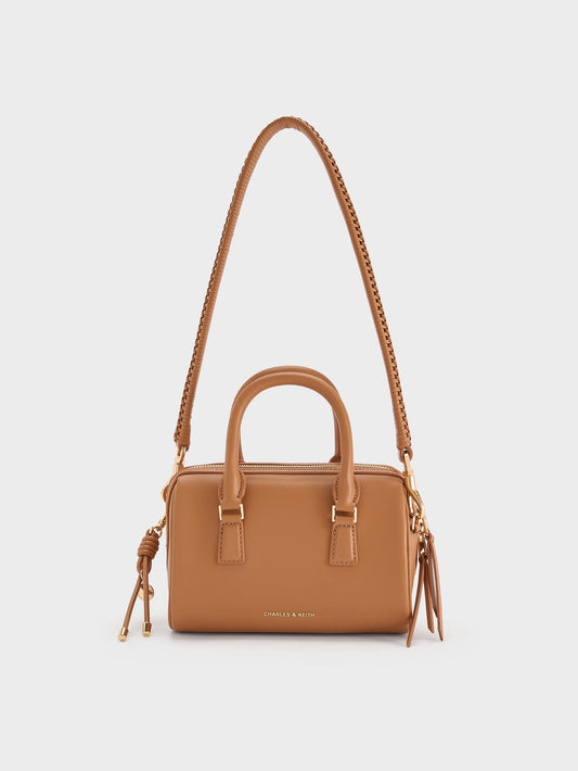 Everleigh Bowling Bag - Russet Brown | CHARLES & KEITH