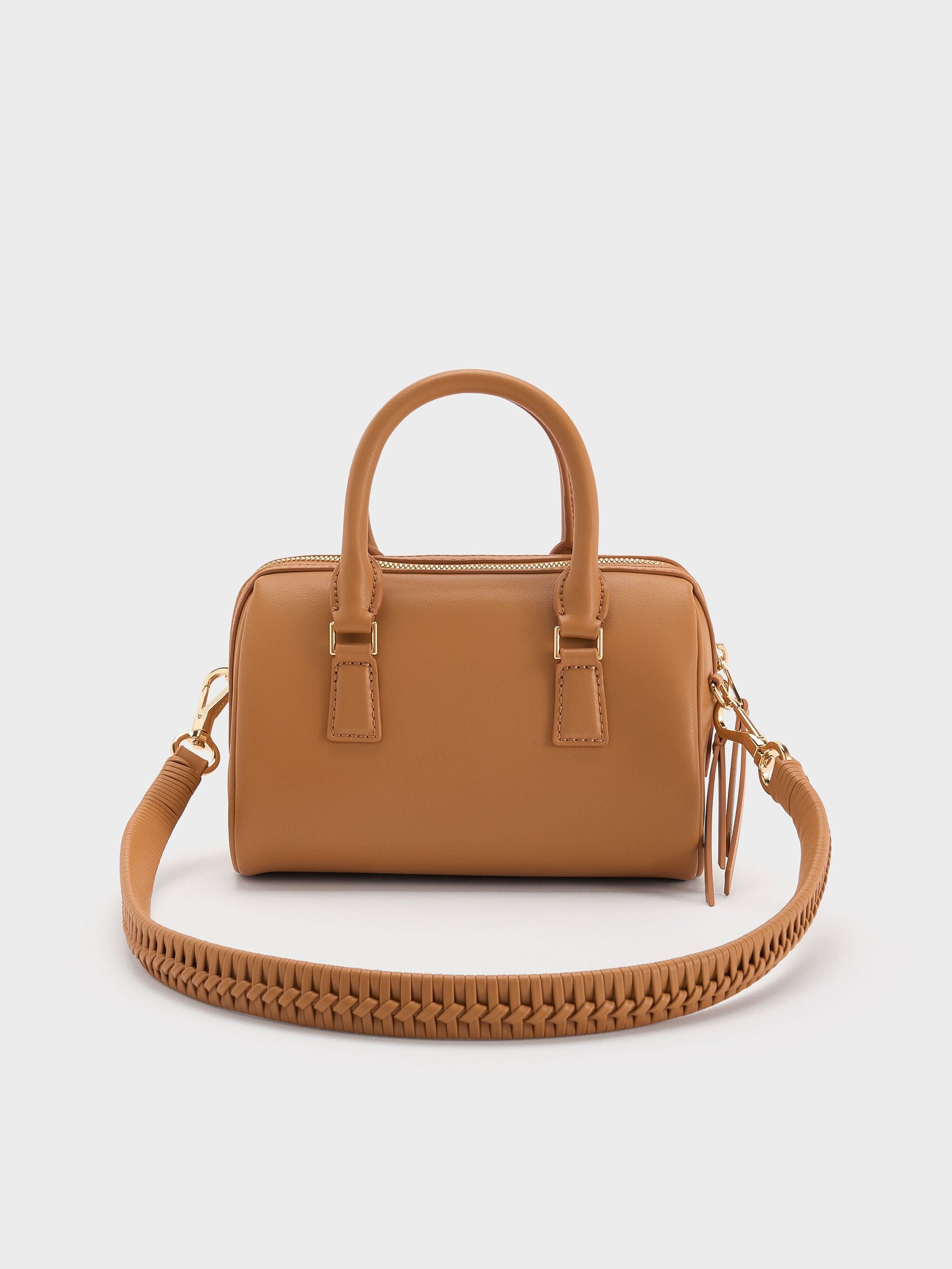 Everleigh Bowling Bag - Russet Brown | CHARLES & KEITH
