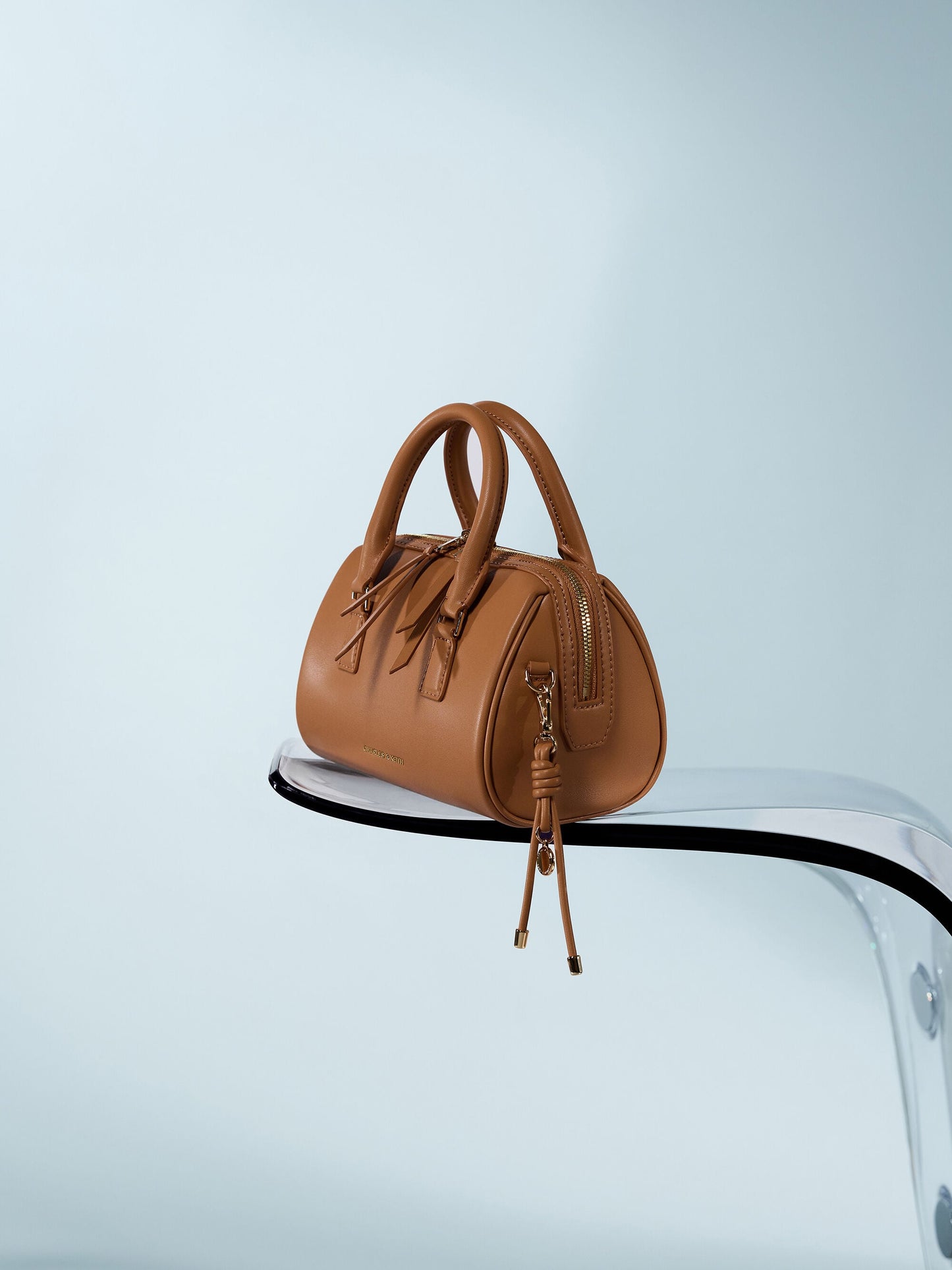 Everleigh Bowling Bag - Russet Brown | CHARLES & KEITH