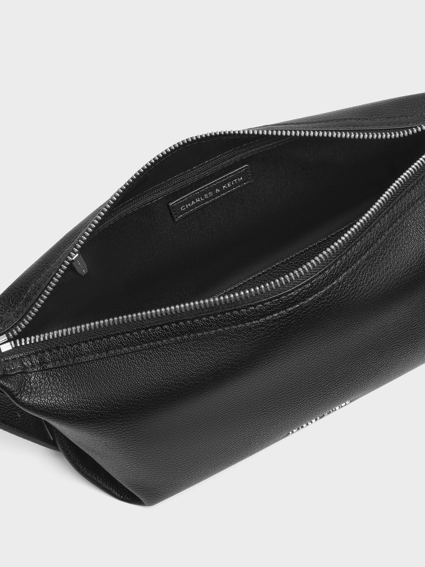 Larsen Buckle-Strap Shoulder Bag - Noir | CHARLES & KEITH