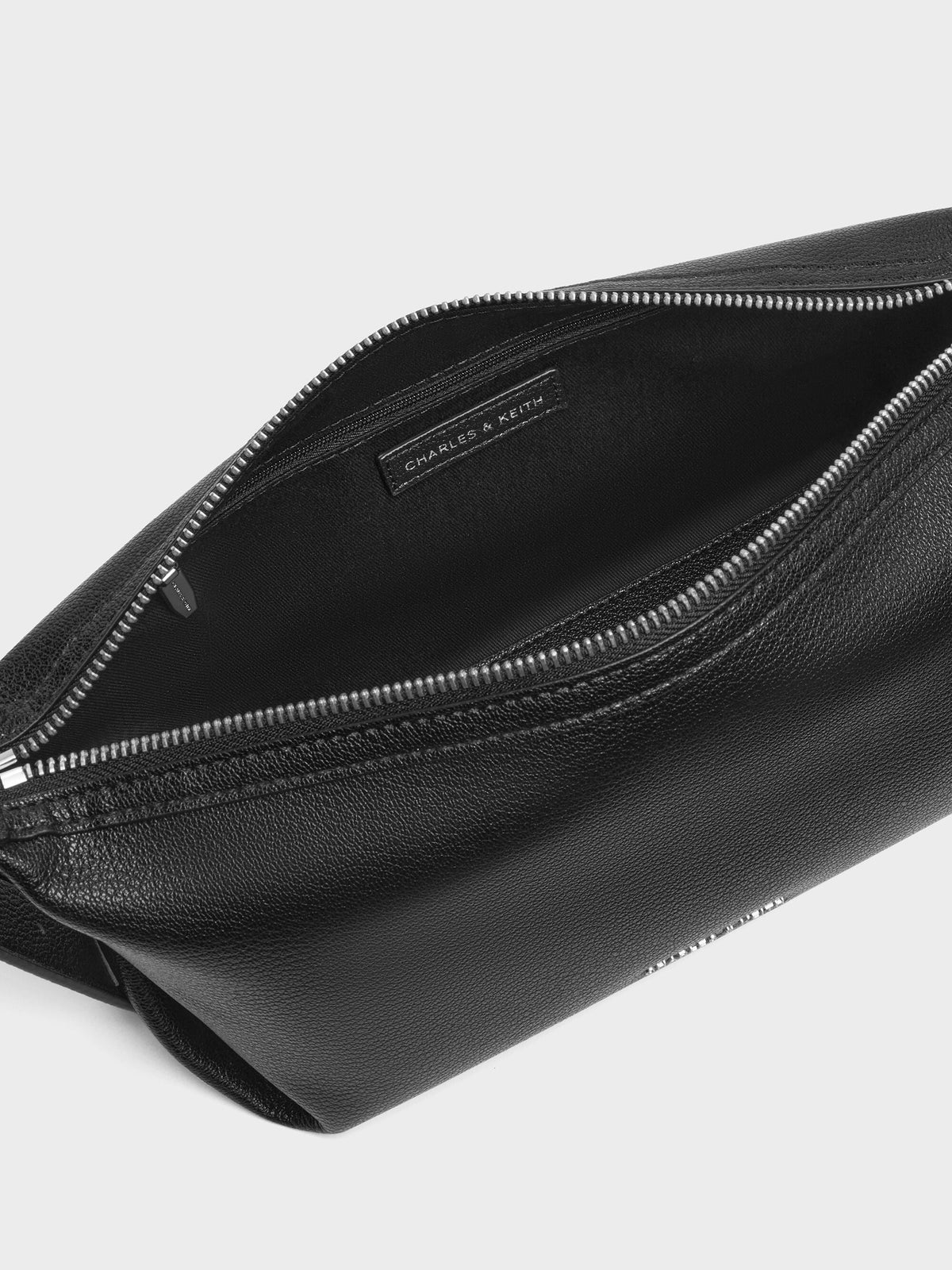 Larsen Buckle-Strap Shoulder Bag - Noir | CHARLES & KEITH