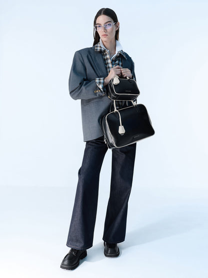 Mini Sianna Two-Tone Bowling Bag - Multi | CHARLES & KEITH