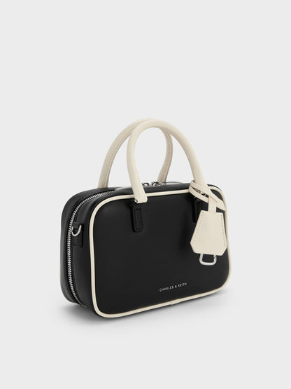 Mini Sianna Two-Tone Bowling Bag - Multi | CHARLES & KEITH