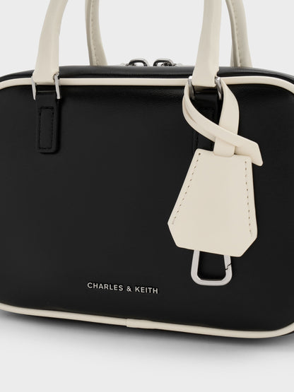 Mini Sianna Two-Tone Bowling Bag - Multi | CHARLES & KEITH