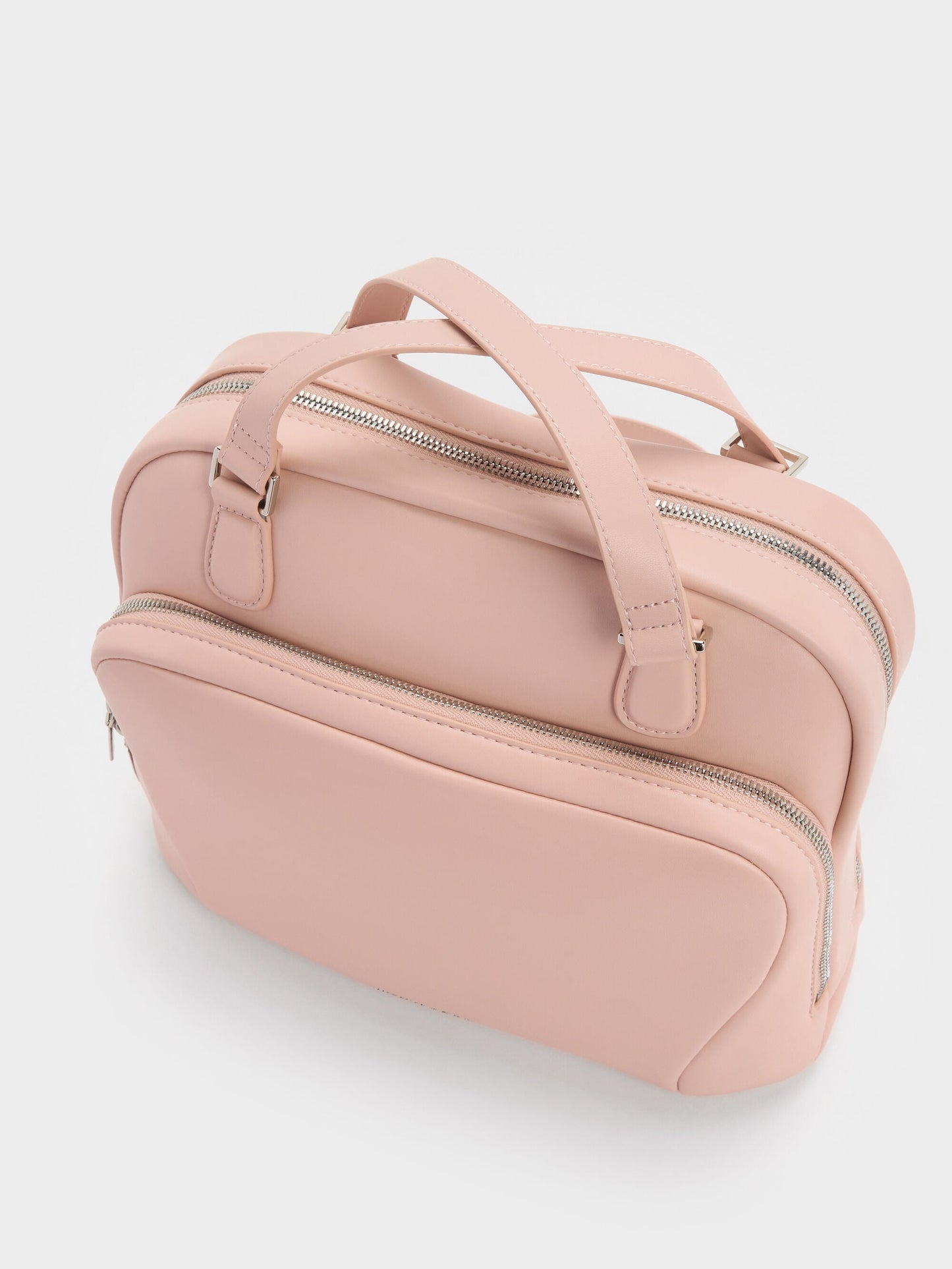 Nelly Boxy Backpack - Light Pink | CHARLES & KEITH