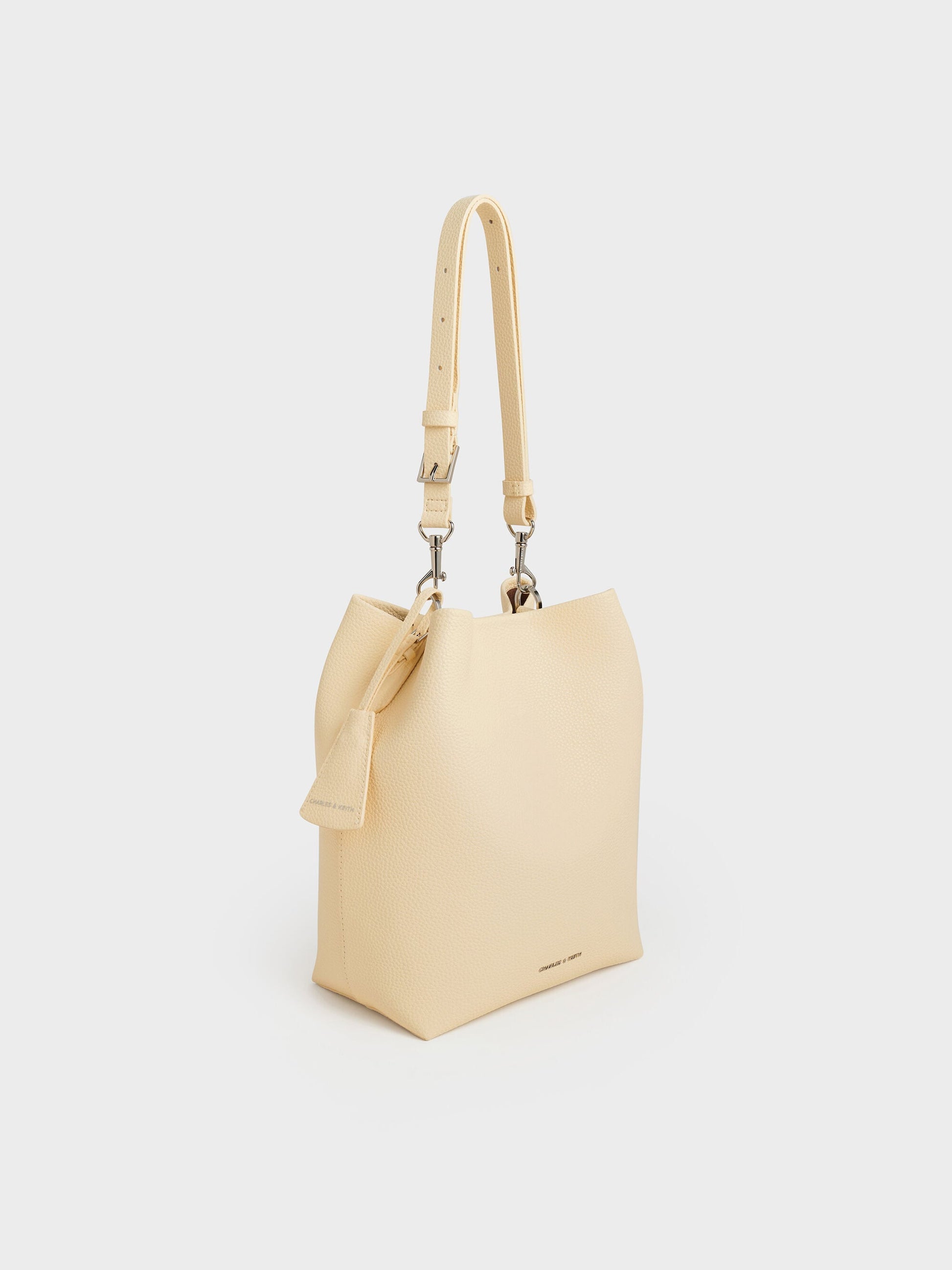 Beryl Bucket Bag - Butter Yellow | CHARLES & KEITH