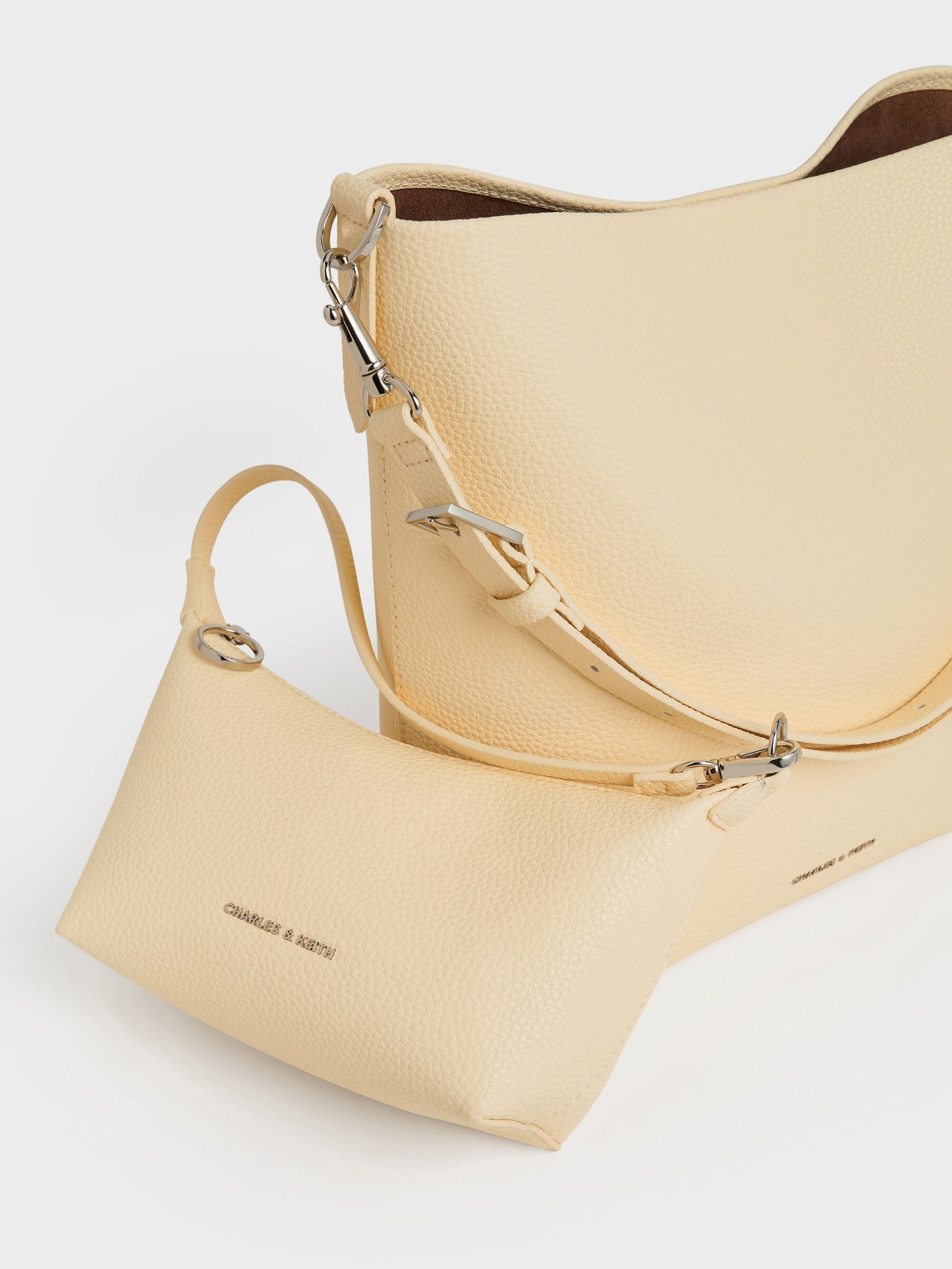 Beryl Bucket Bag - Butter Yellow | CHARLES & KEITH