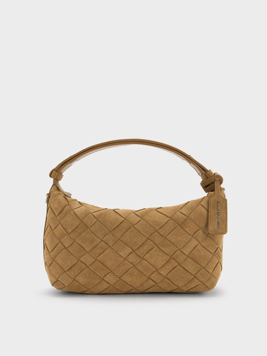 Ivette Woven Shoulder Bag - Sahara Sand | CHARLES & KEITH