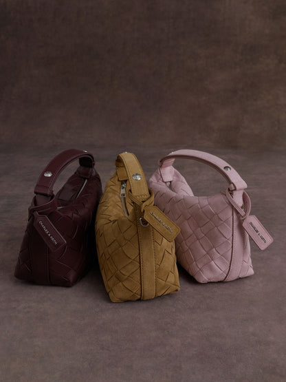 Ivette Woven Shoulder Bag - Sahara Sand | CHARLES & KEITH