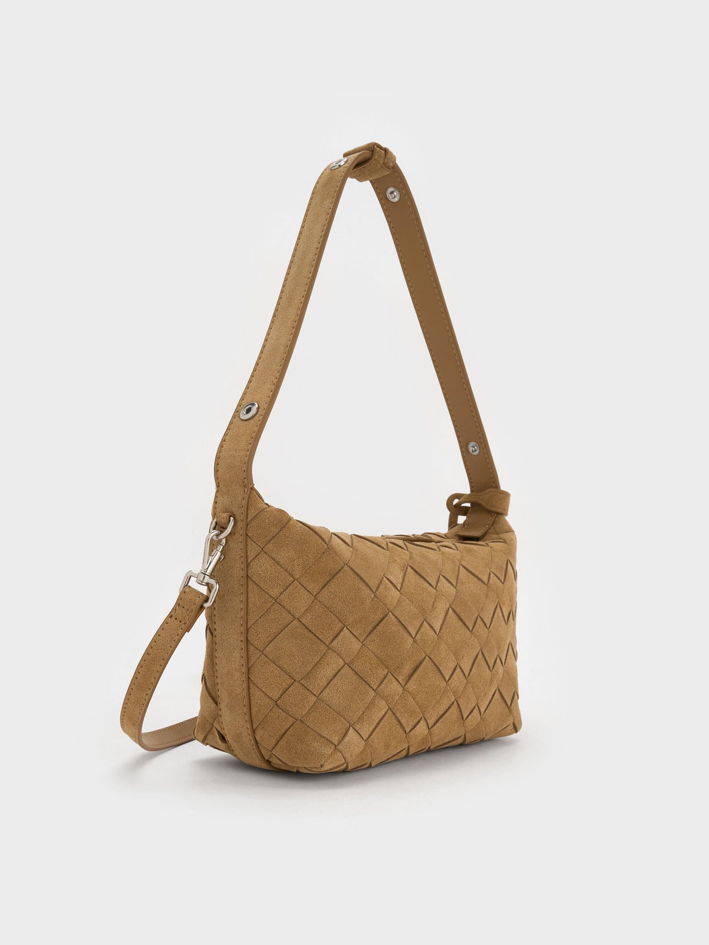 Ivette Woven Shoulder Bag - Sahara Sand | CHARLES & KEITH