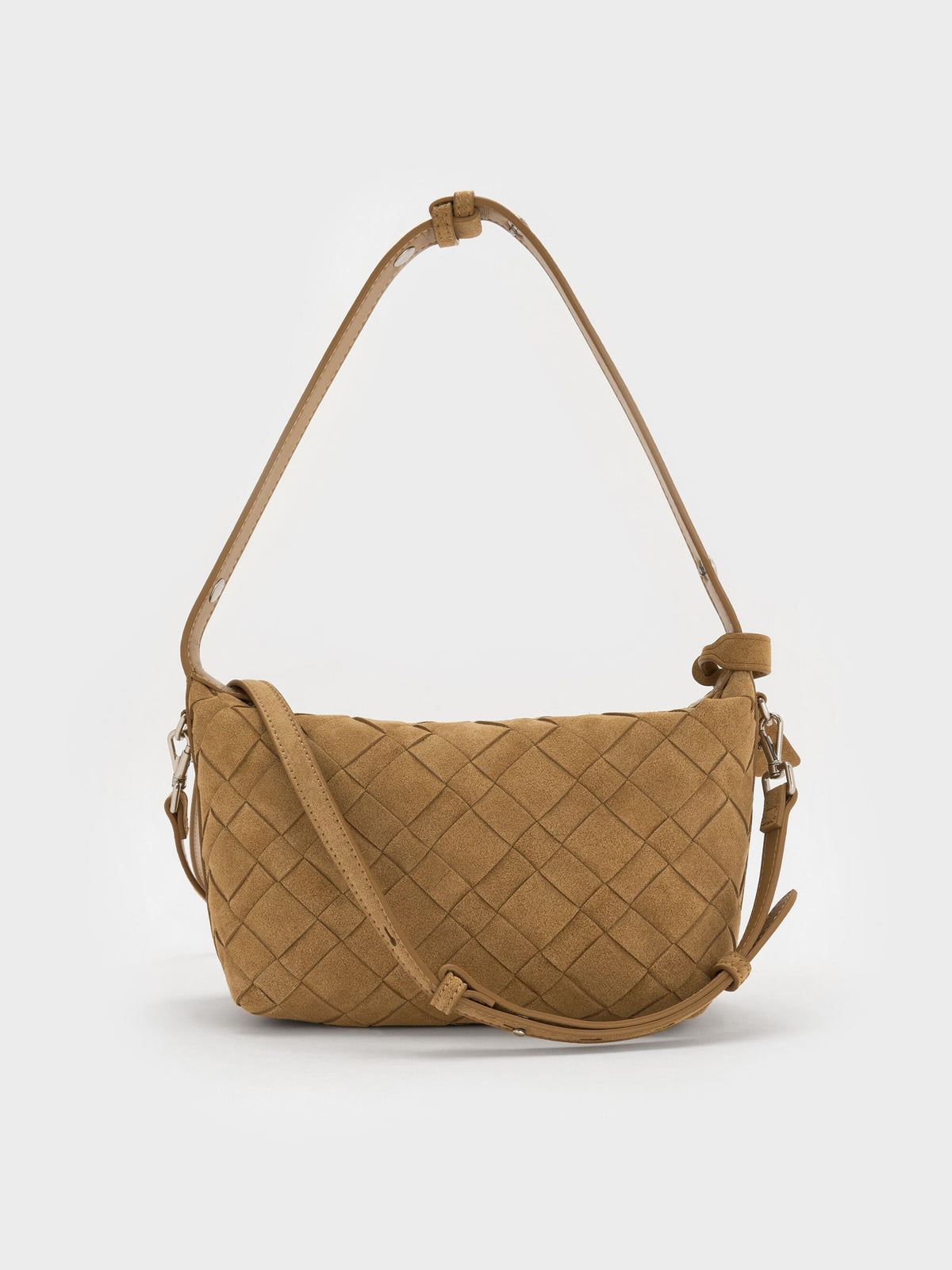 Ivette Woven Shoulder Bag - Sahara Sand | CHARLES & KEITH
