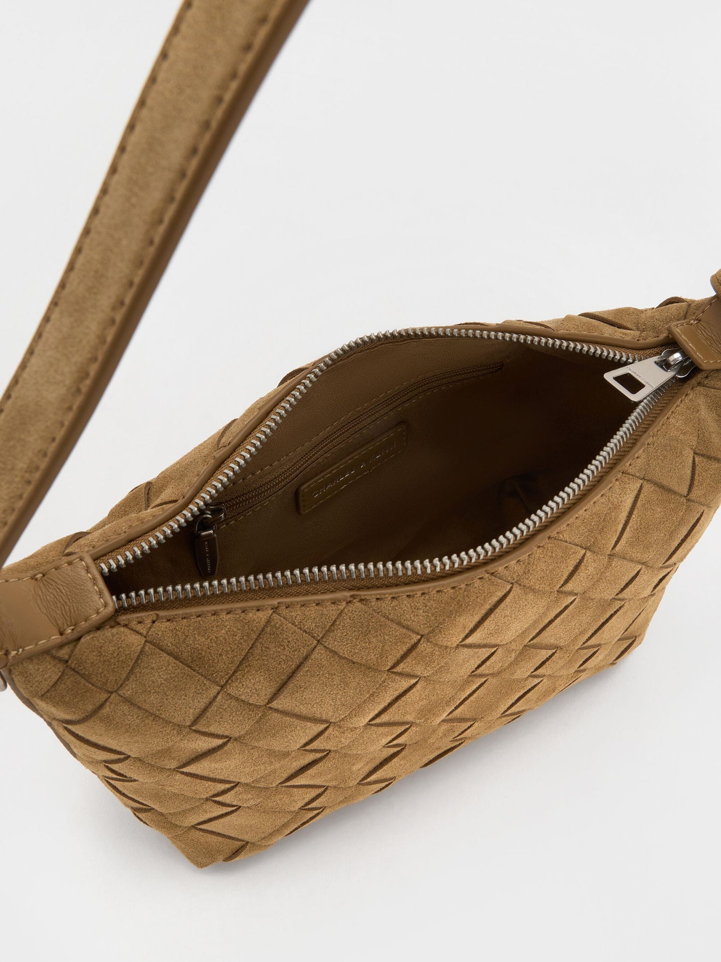 Ivette Woven Shoulder Bag - Sahara Sand | CHARLES & KEITH