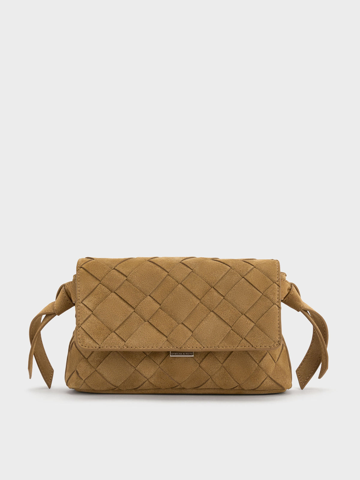 Ivette Woven Crossbody Bag - Sahara Sand | CHARLES & KEITH