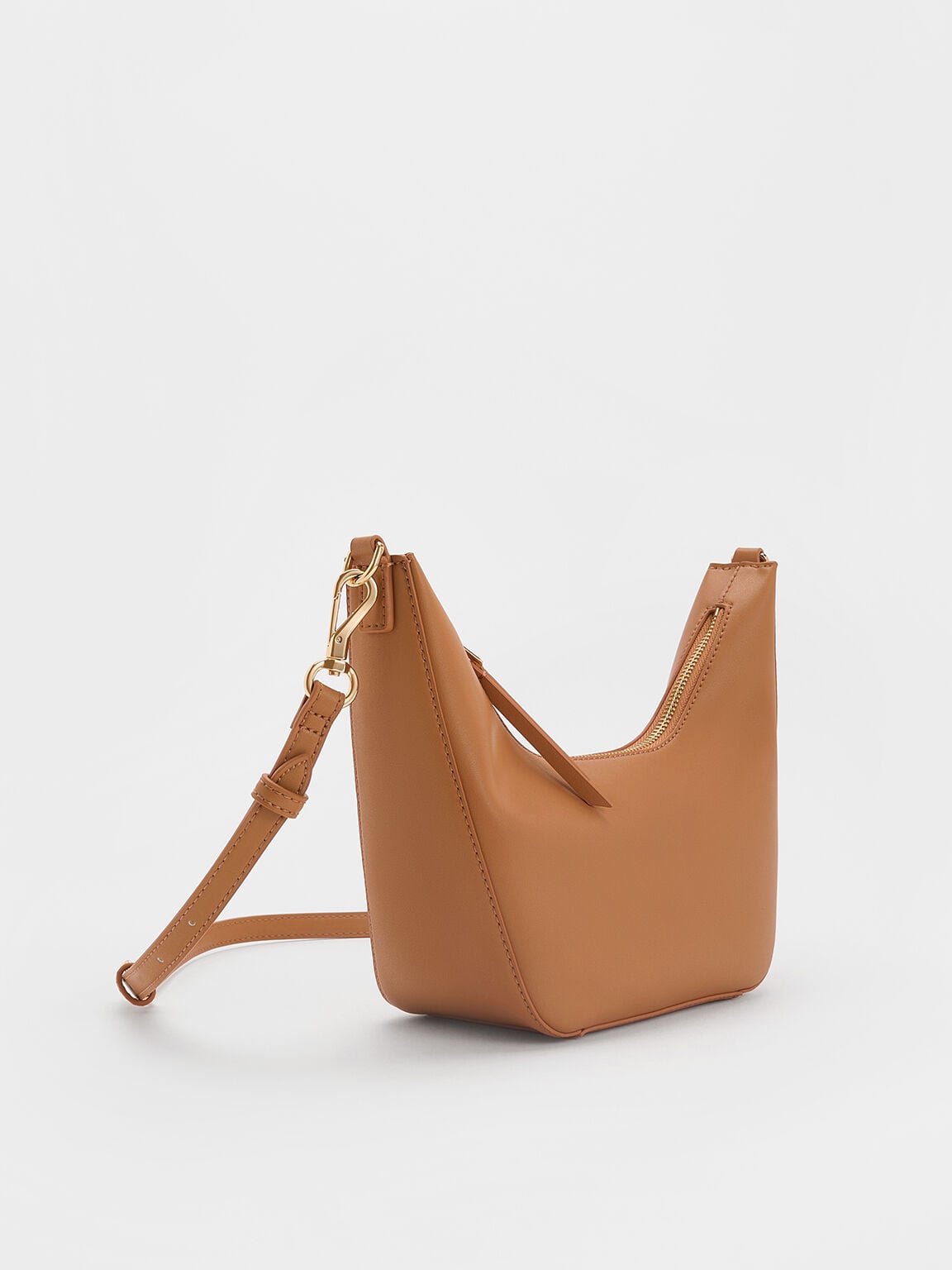 Everleigh Crossbody Bag - Russet Brown | CHARLES & KEITH