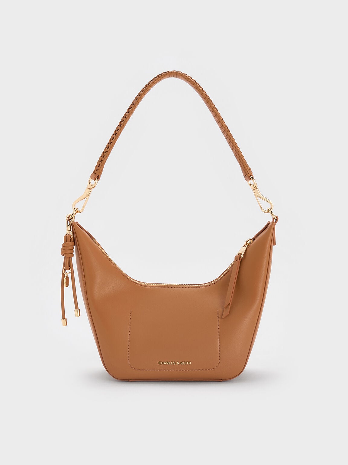 Everleigh Crossbody Bag - Russet Brown | CHARLES & KEITH