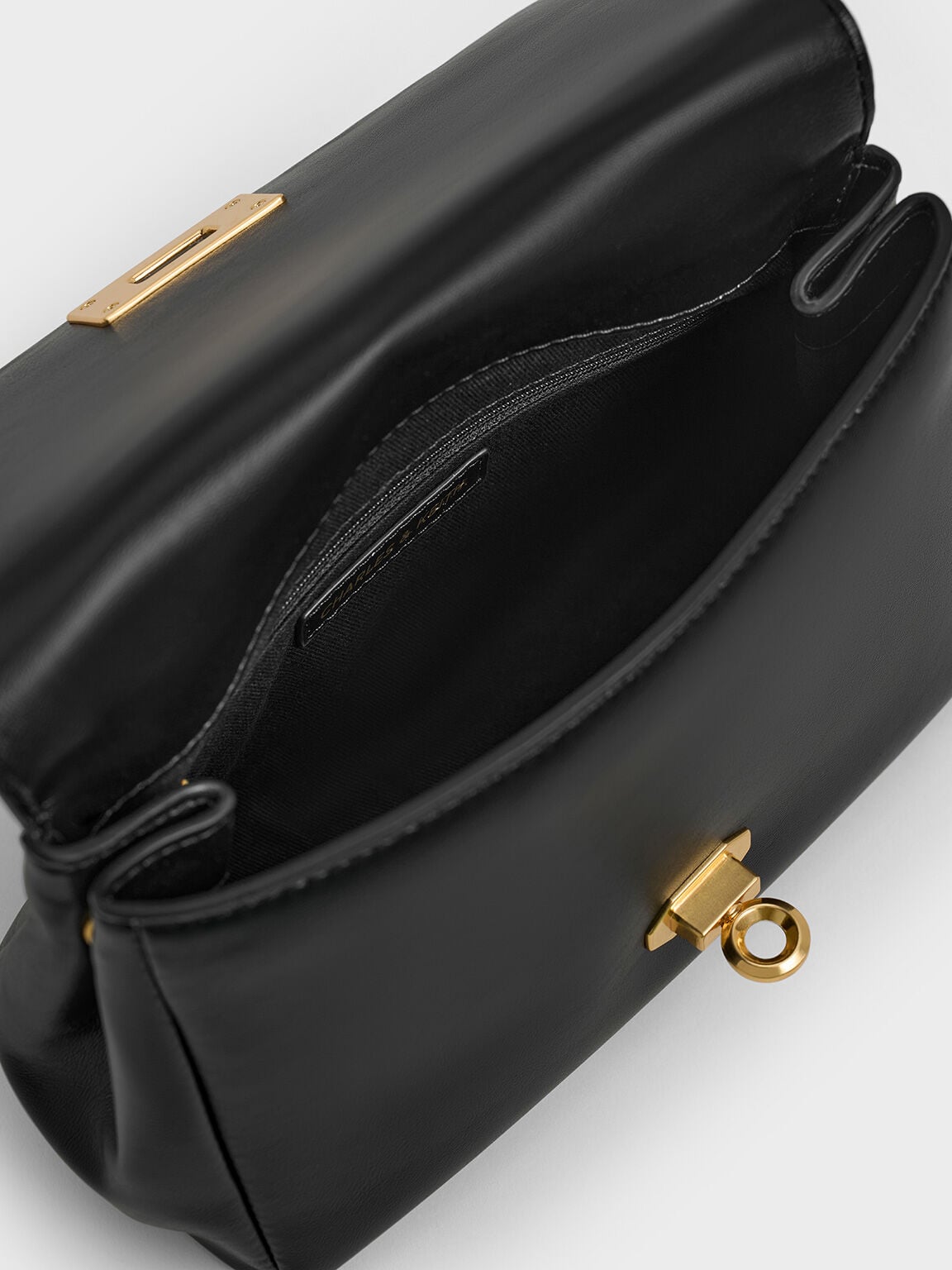 Lennie Chain-Strap Top Handle Bag - Black | CHARLES & KEITH