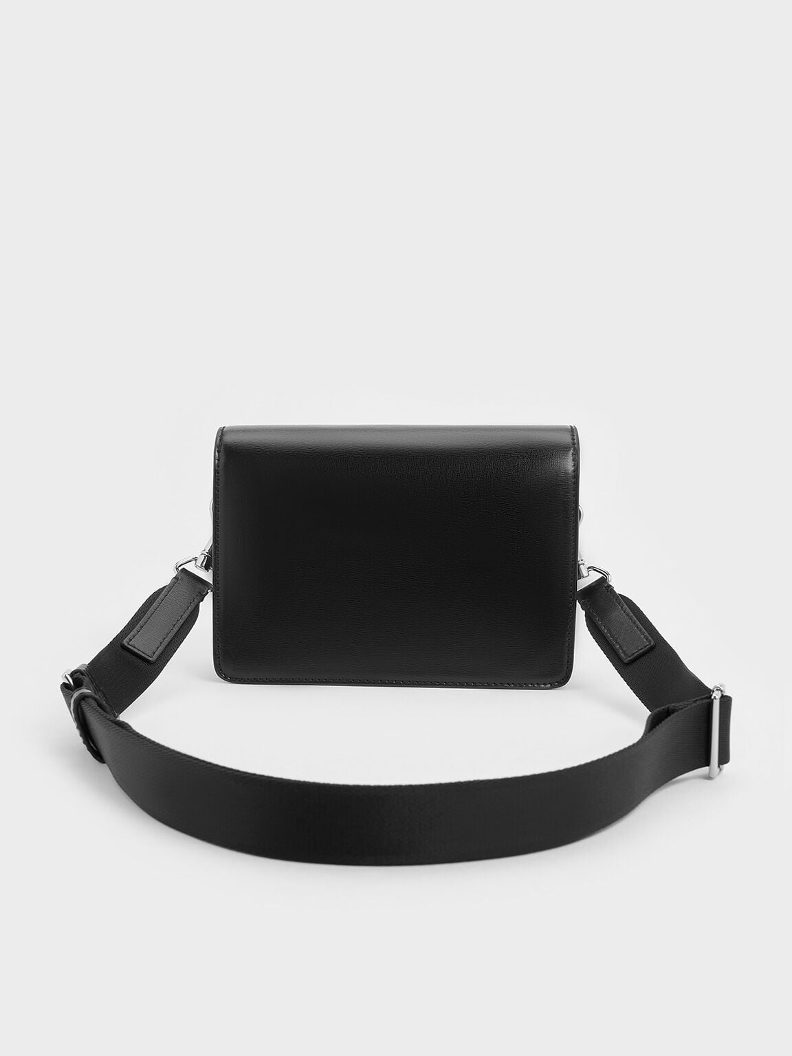 Adelie Envelope Crossbody Bag - Noir | CHARLES & KEITH