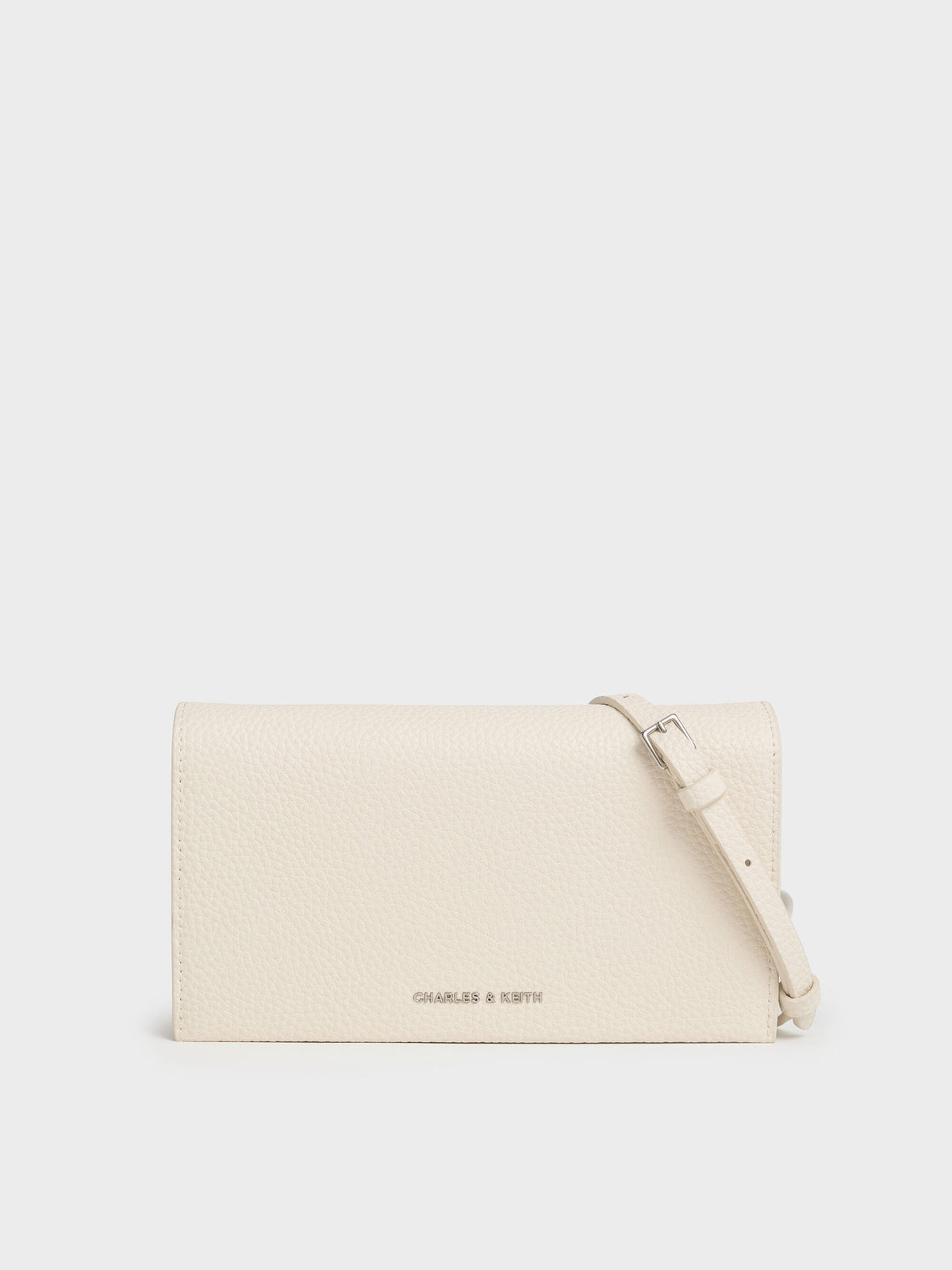 Beryl Long Wallet - Cream | CHARLES & KEITH