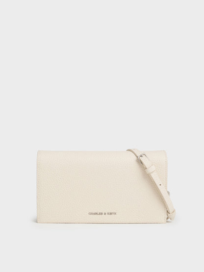 Beryl Long Wallet - Cream | CHARLES & KEITH