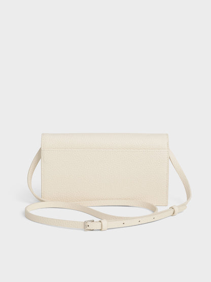 Beryl Long Wallet - Cream | CHARLES & KEITH