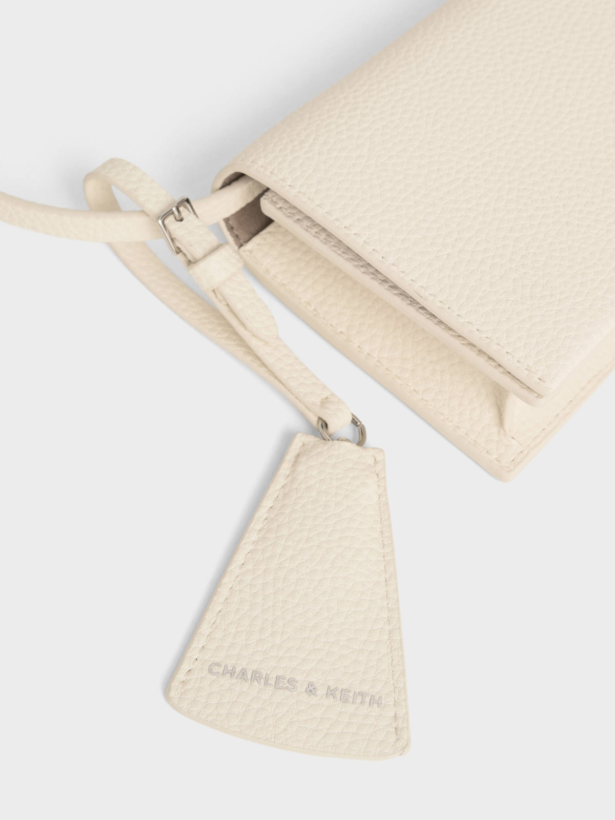 Beryl Long Wallet - Cream | CHARLES & KEITH