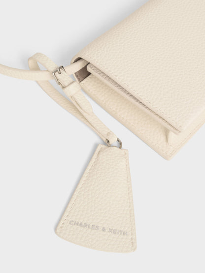 Beryl Long Wallet - Cream | CHARLES & KEITH